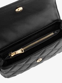 Gewatteerde clutch met hengsel en N-logo