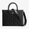Gewatteerde shopper met N-logo
