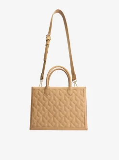 Gewatteerde shopper met N-logo