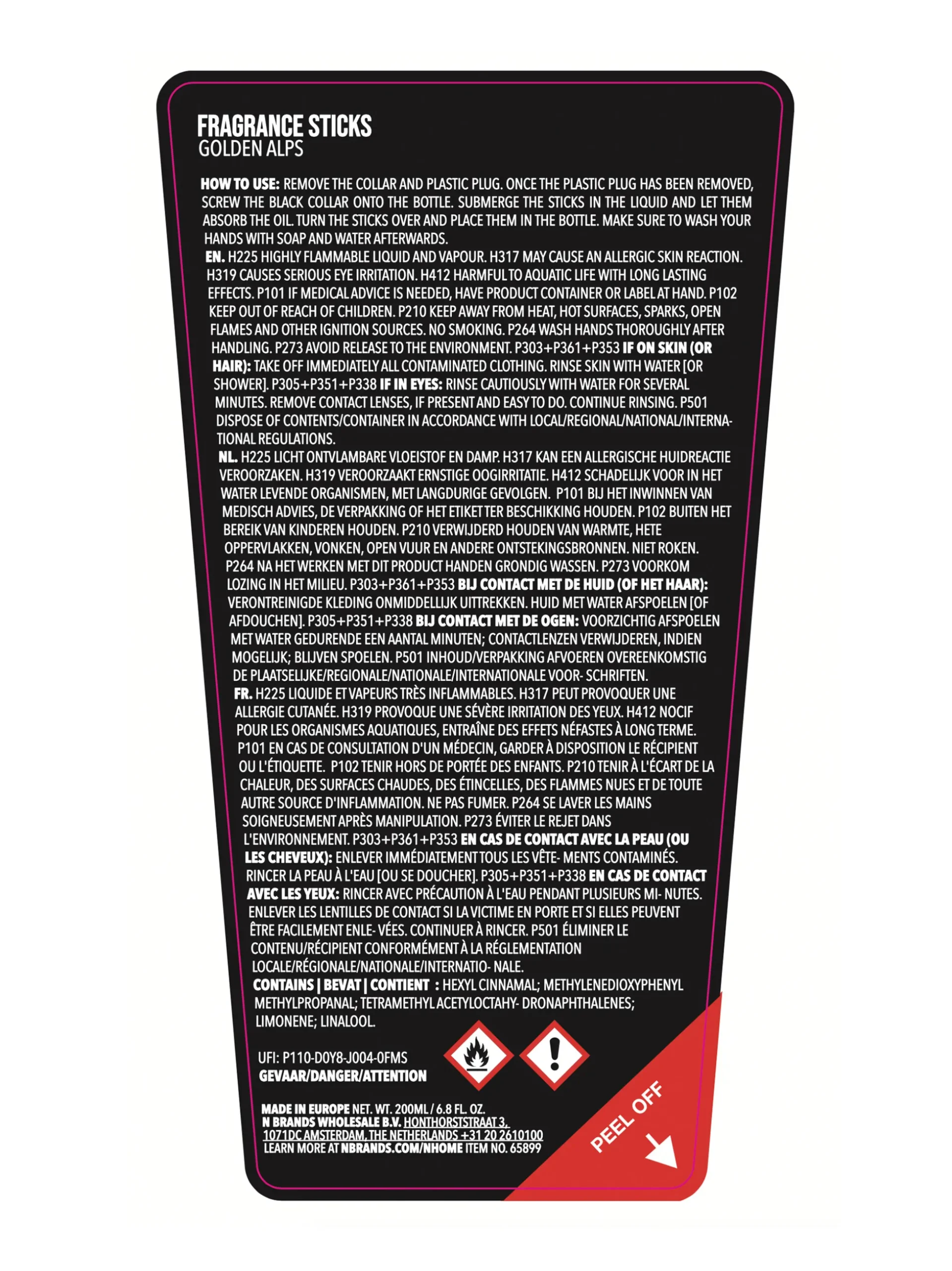 Golden Alps Fragrance Sticks