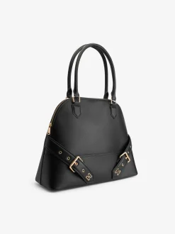 Grote shopper met decoratieve gespen