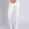 Jeans met rechte pijpen en NIKKIE details