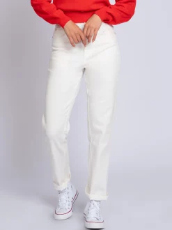 Jeans met rechte pijpen en NIKKIE details