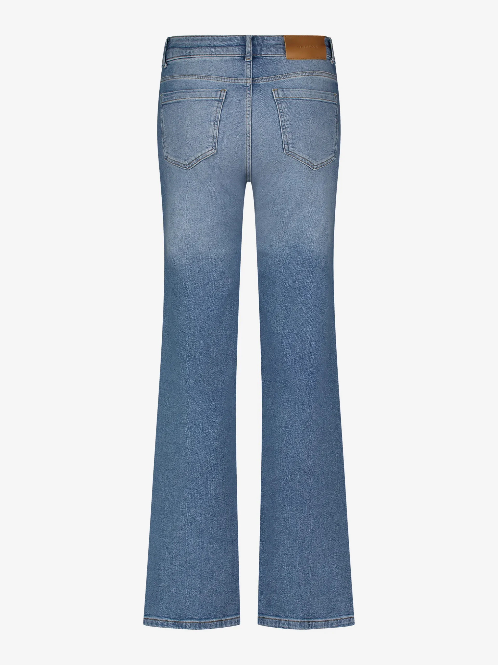Jeans met rechte pijpen en FH detail