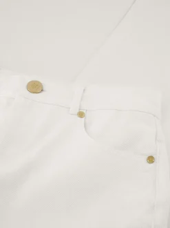 Jeans met rechte pijpen en NIKKIE details