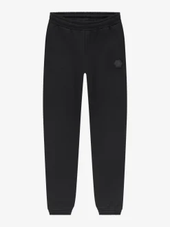 Joggingbroek met elastische tailleband en logo patch