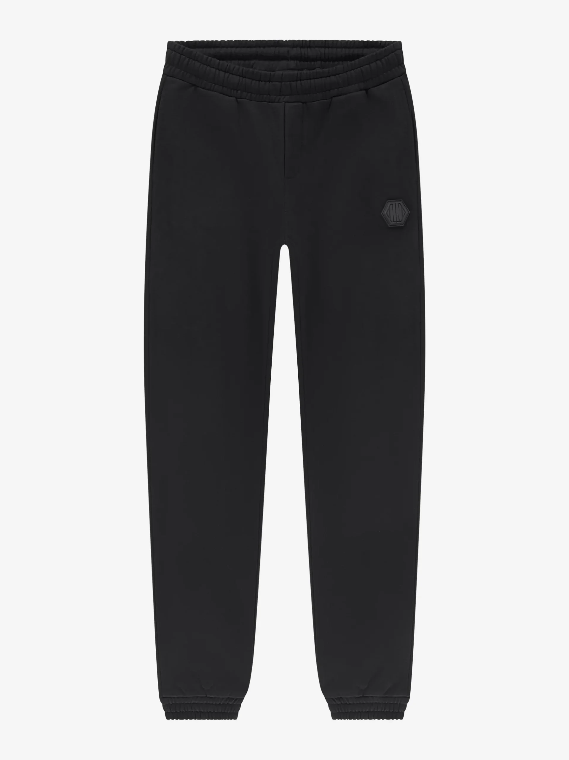 Joggingbroek met elastische tailleband en logo patch