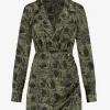 Jurk met slangen print