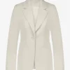 Klassieke blazer met N-knoop en reverskraag