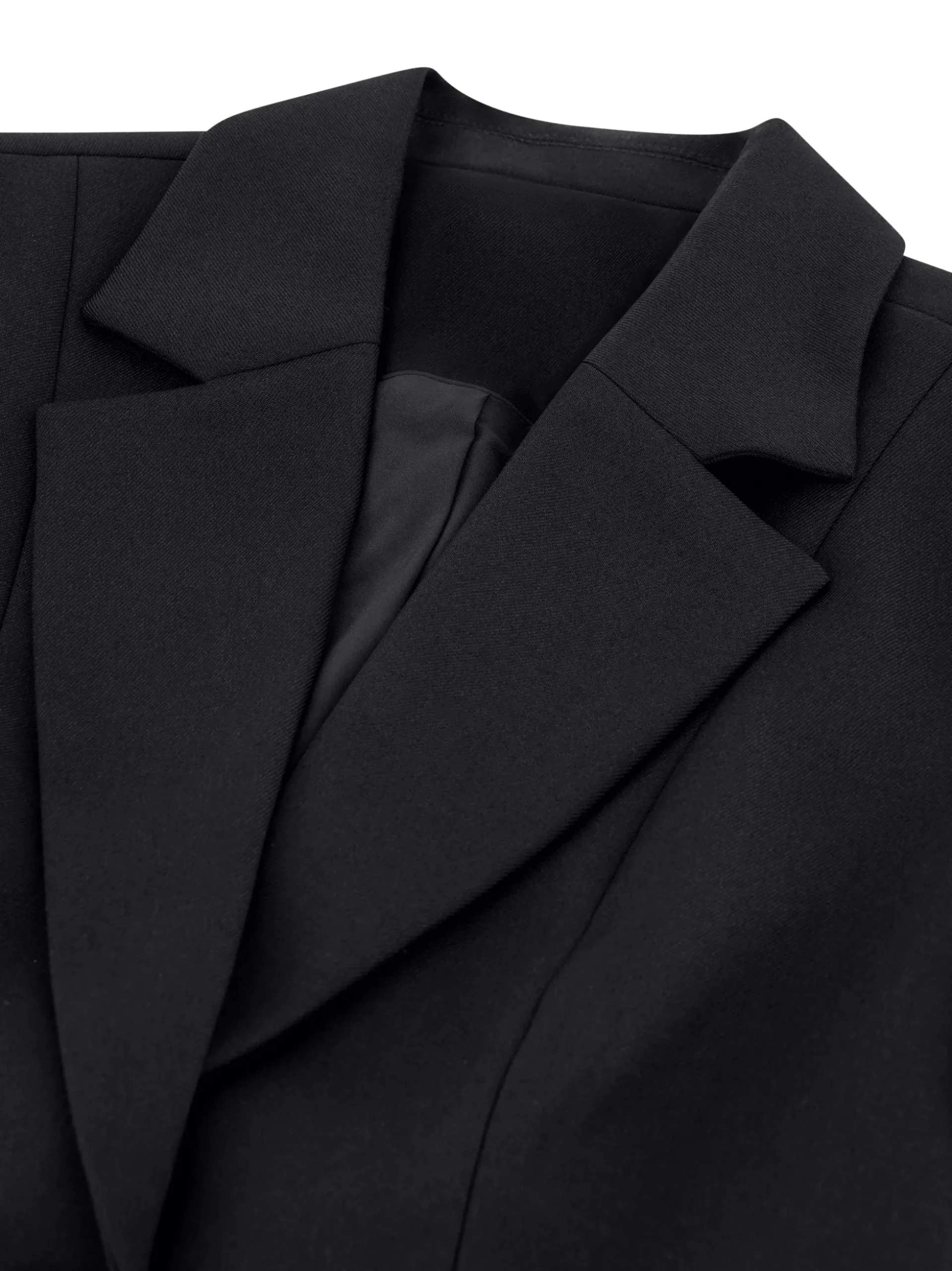 Klassieke blazer met N-knoop en reverskraag