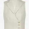 Kort gilet met overslag en N-knopen