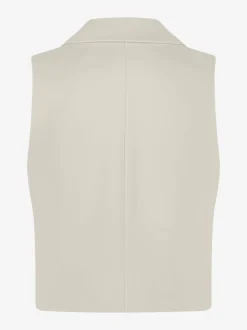 Kort gilet met overslag en N-knopen