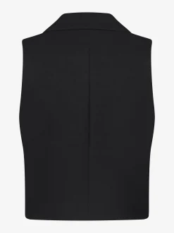 Kort gilet met overslag en N-knopen