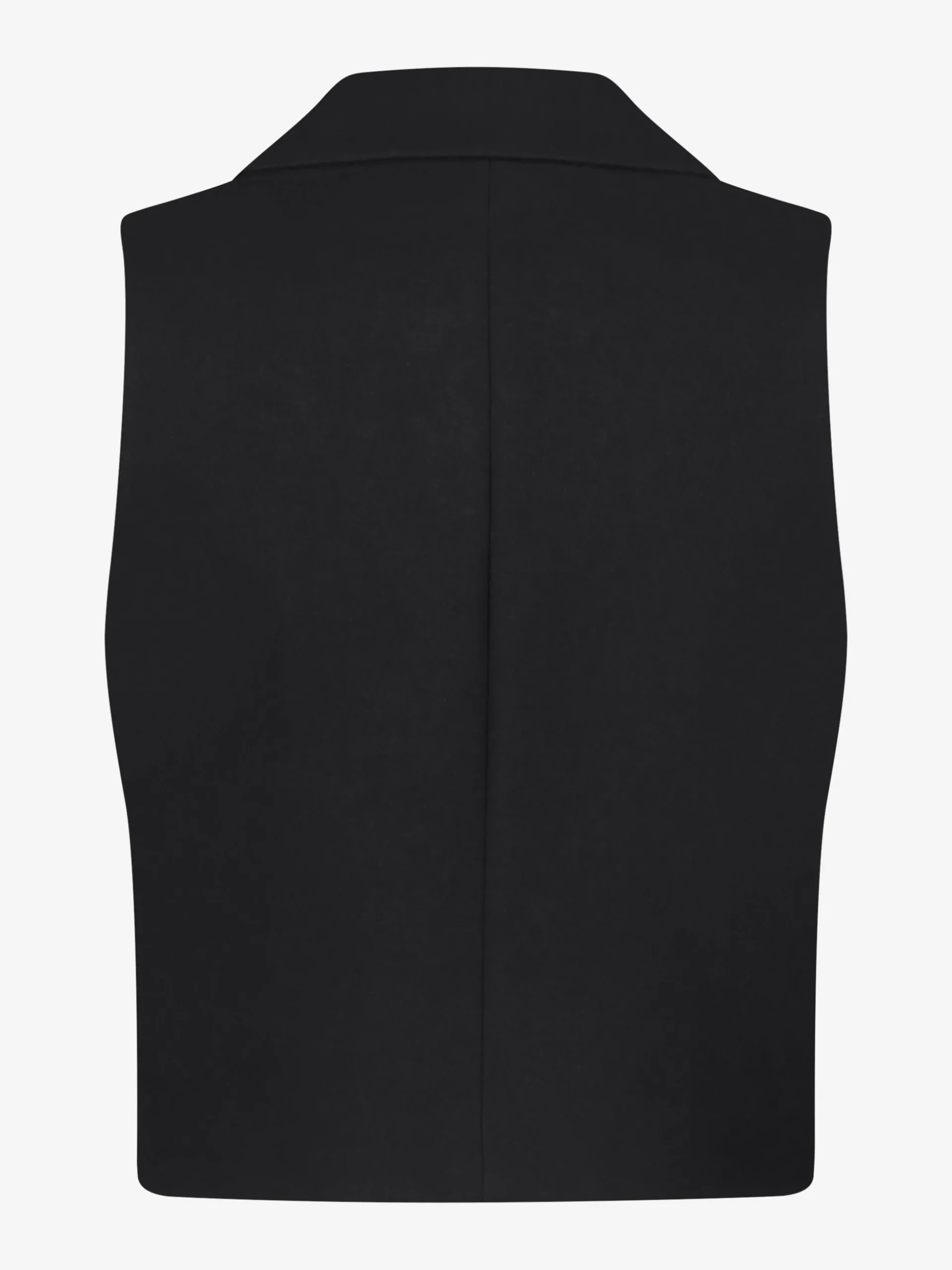 Kort gilet met overslag en N-knopen