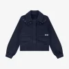 Kort jack met studs en klepzakken