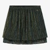 Korte glitter rok met lagen
