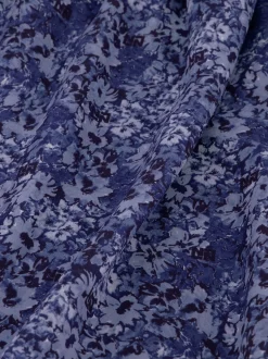 Korte rok met bloemenprint en elastische tailleband