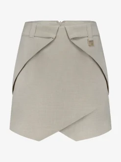 Korte rok met tweelaags effect en FH detail