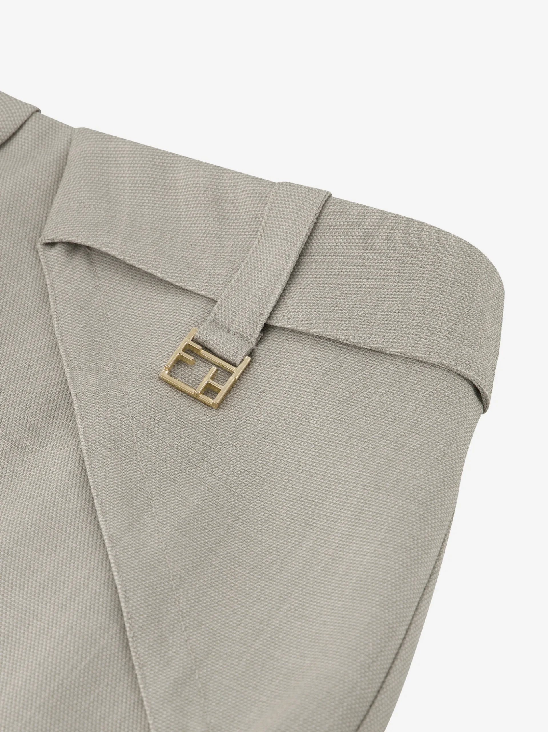 Korte rok met tweelaags effect en FH detail