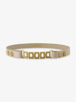Leren tailleriem met ketting gesp