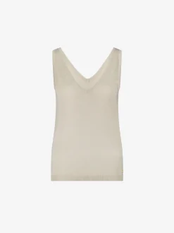 Losse top met glitterdraad