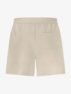 Losvallend short met elastische tailleband en logo