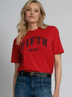 Losvallend T-shirt met FH logo