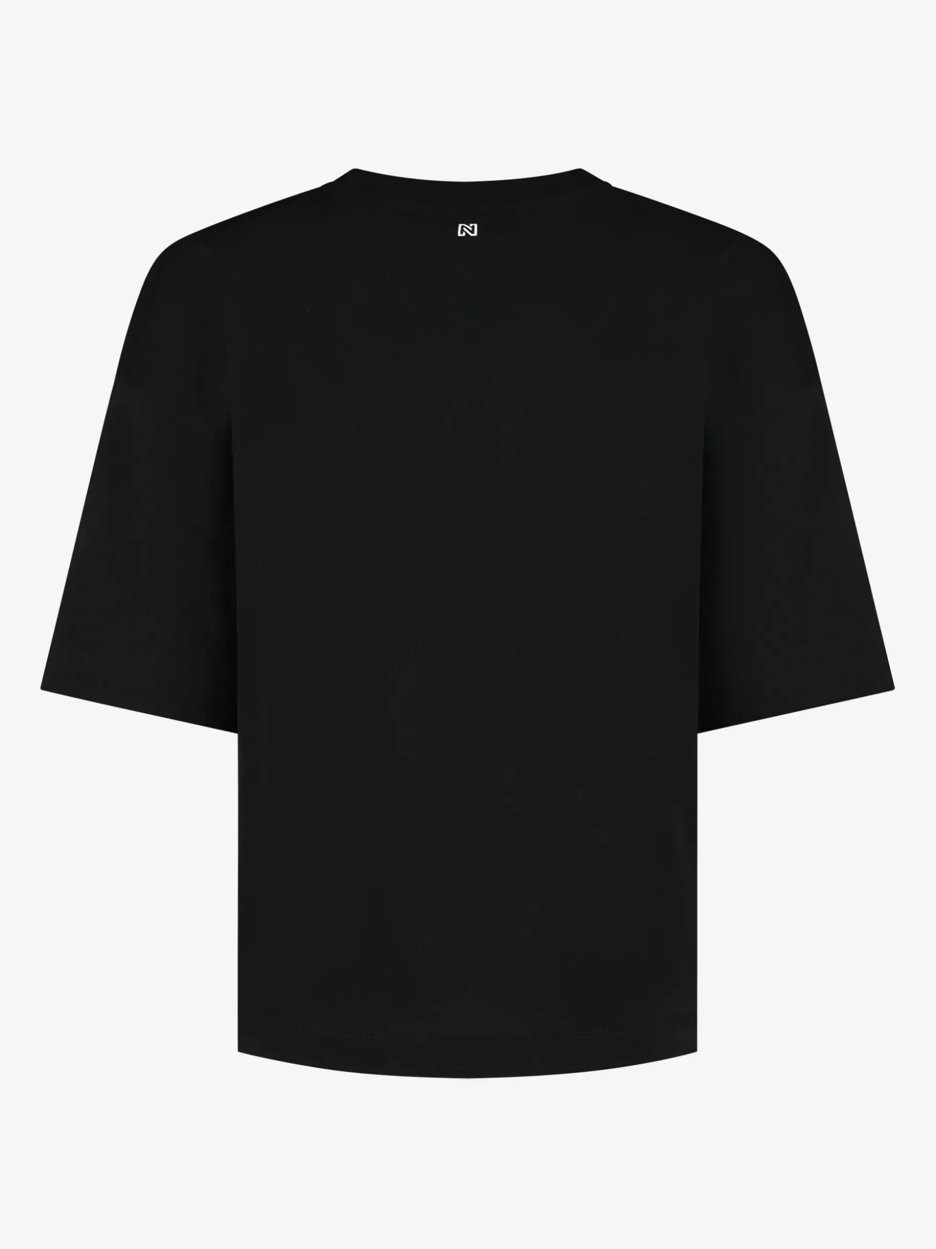 Losvallend T-shirt met strik print