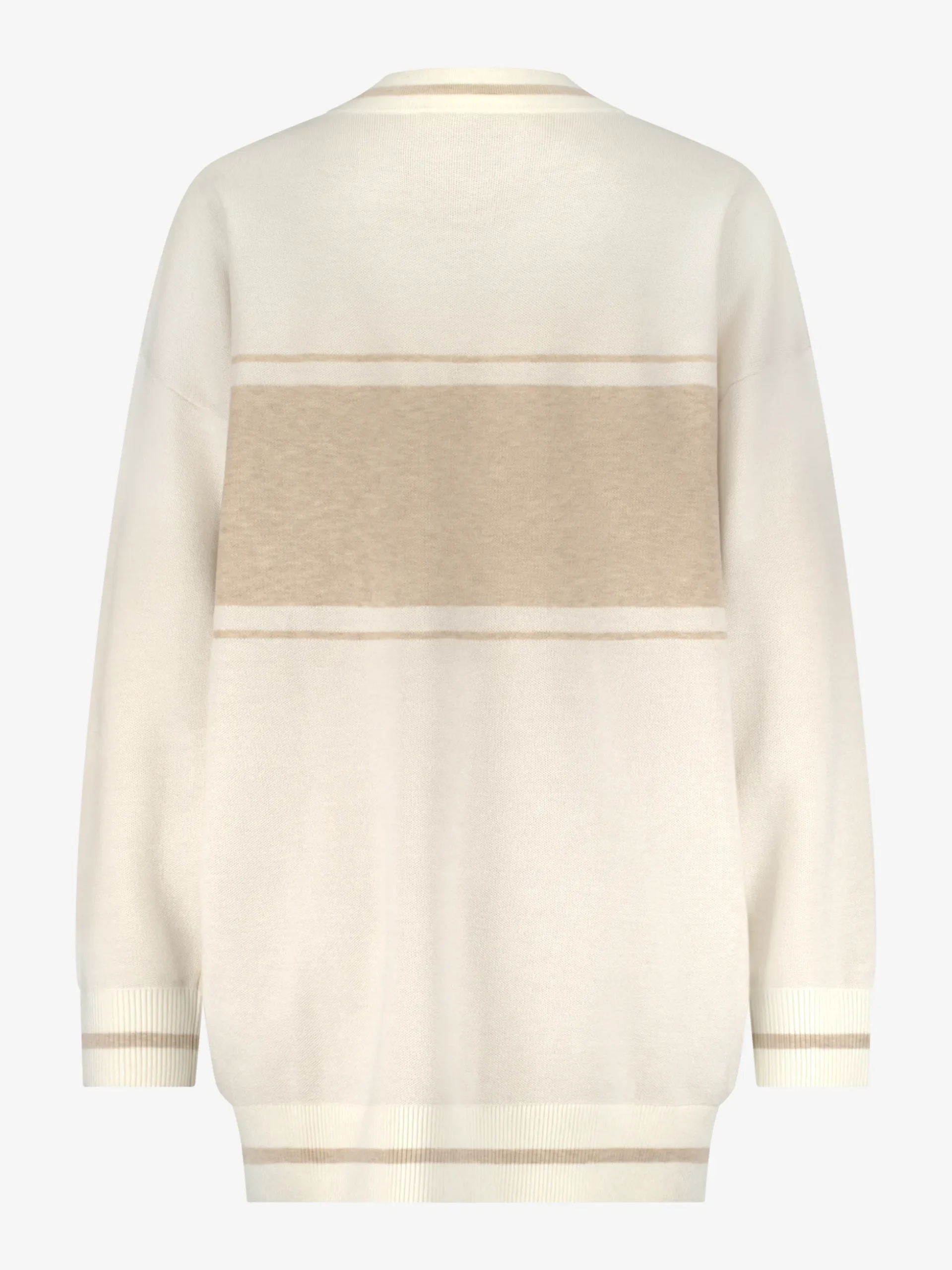 Losvallend vest met FIFTH HOUSE logo en streepdetails