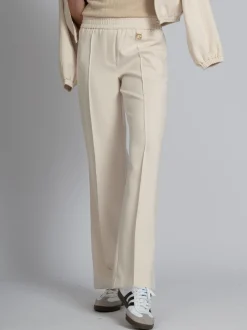 Losvallende broek met elastische taille en FH logo