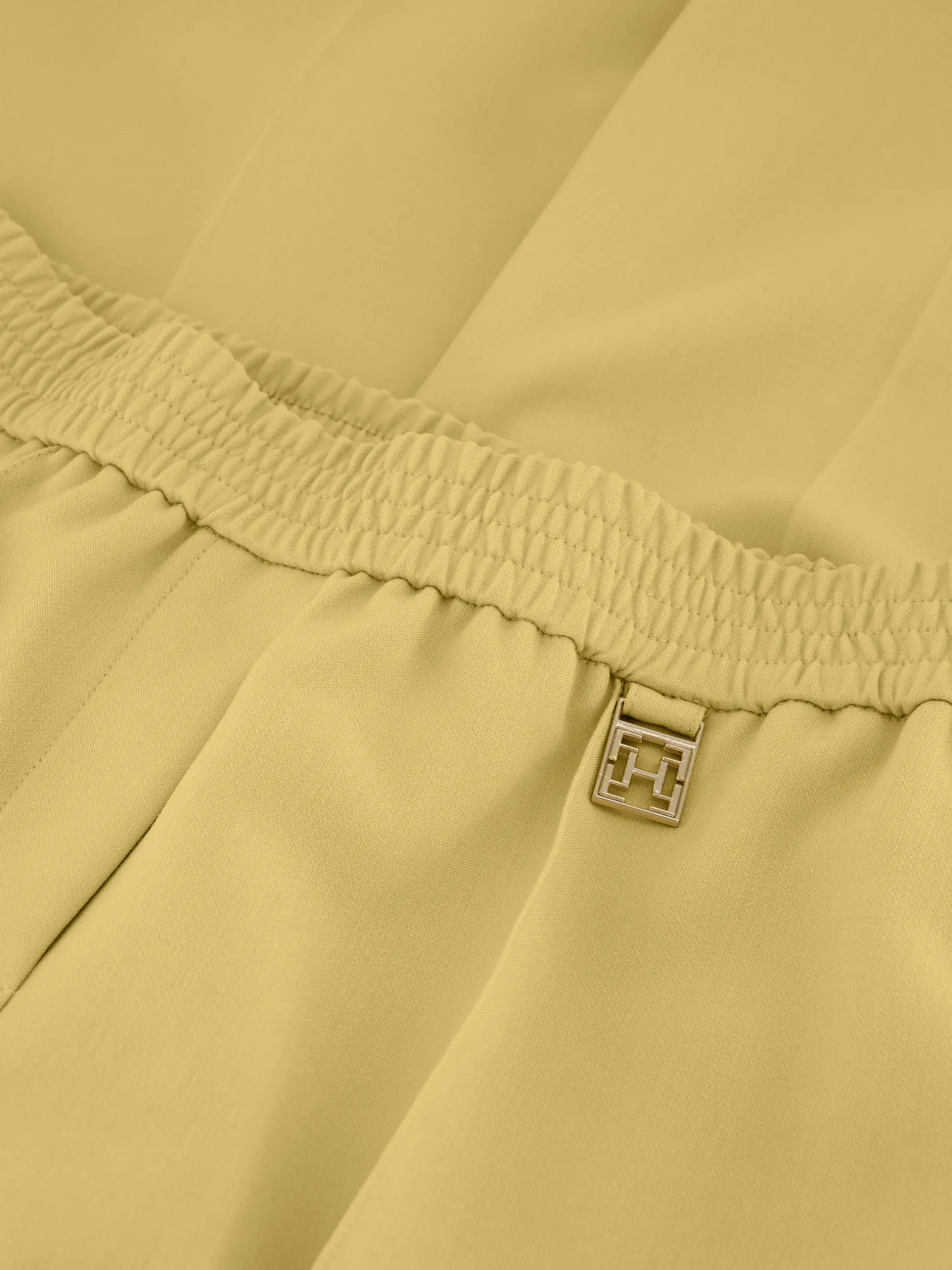 Losvallende broek met elastische taille en FH logo