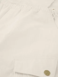 Losvallende parachute broek met trekkoorden