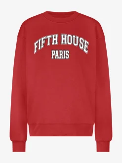 Losvallende sweater met FIFTH HOUSE logo