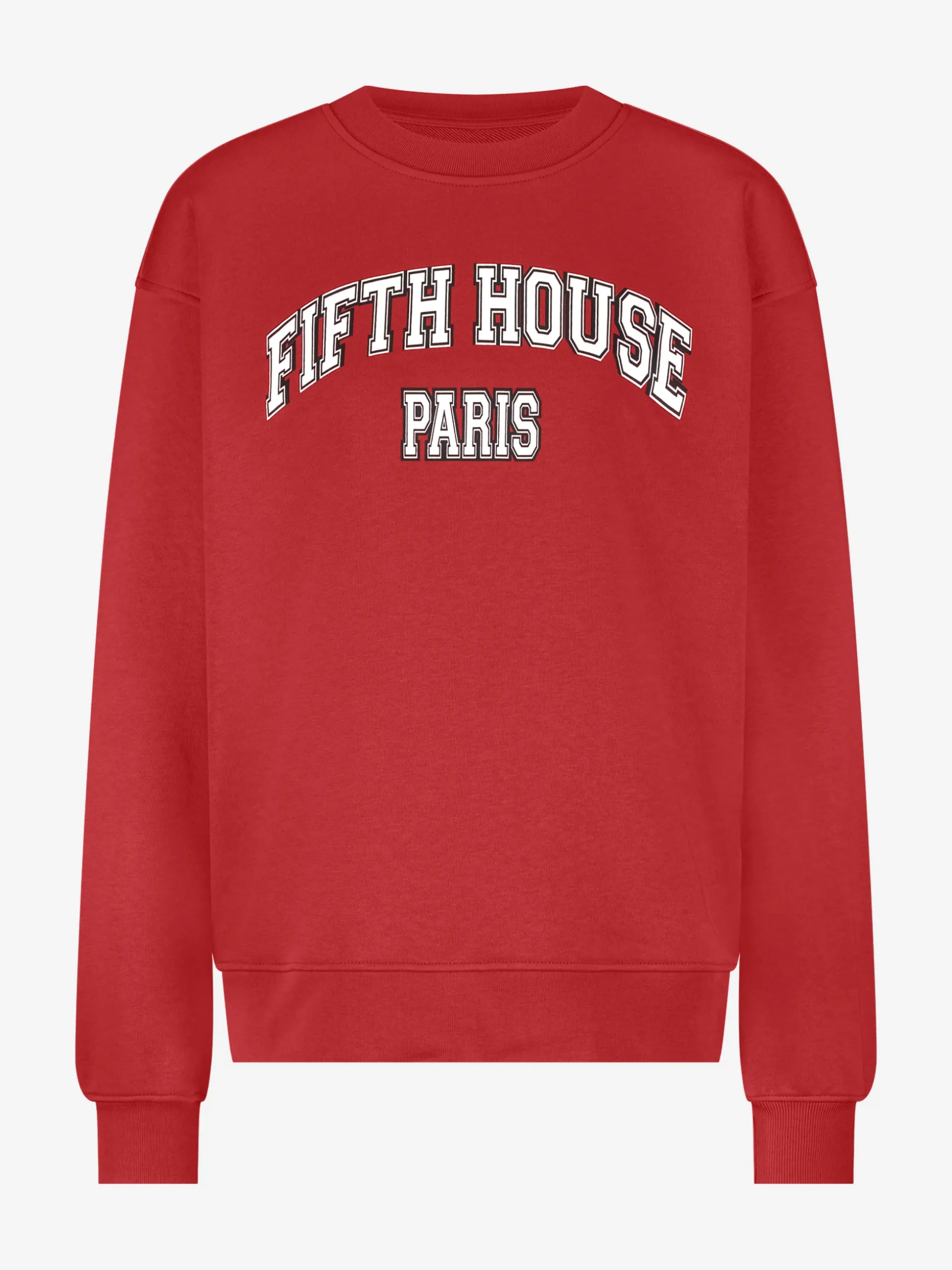 Losvallende sweater met FIFTH HOUSE logo