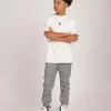 Low rise geruite broek