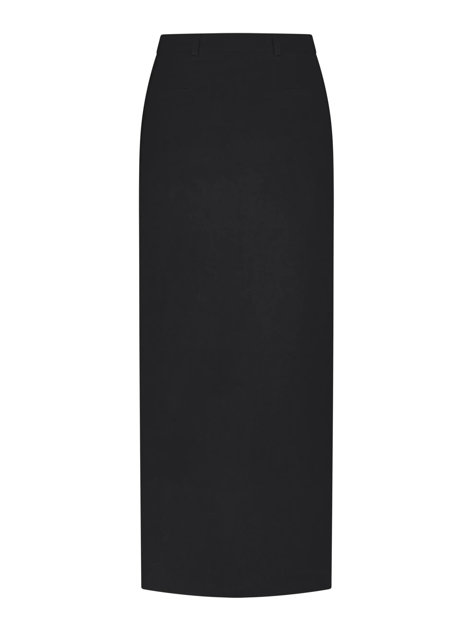 Maxi rok met N-knopen en centrale split
