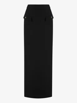 Maxi rok met split aan achterkant