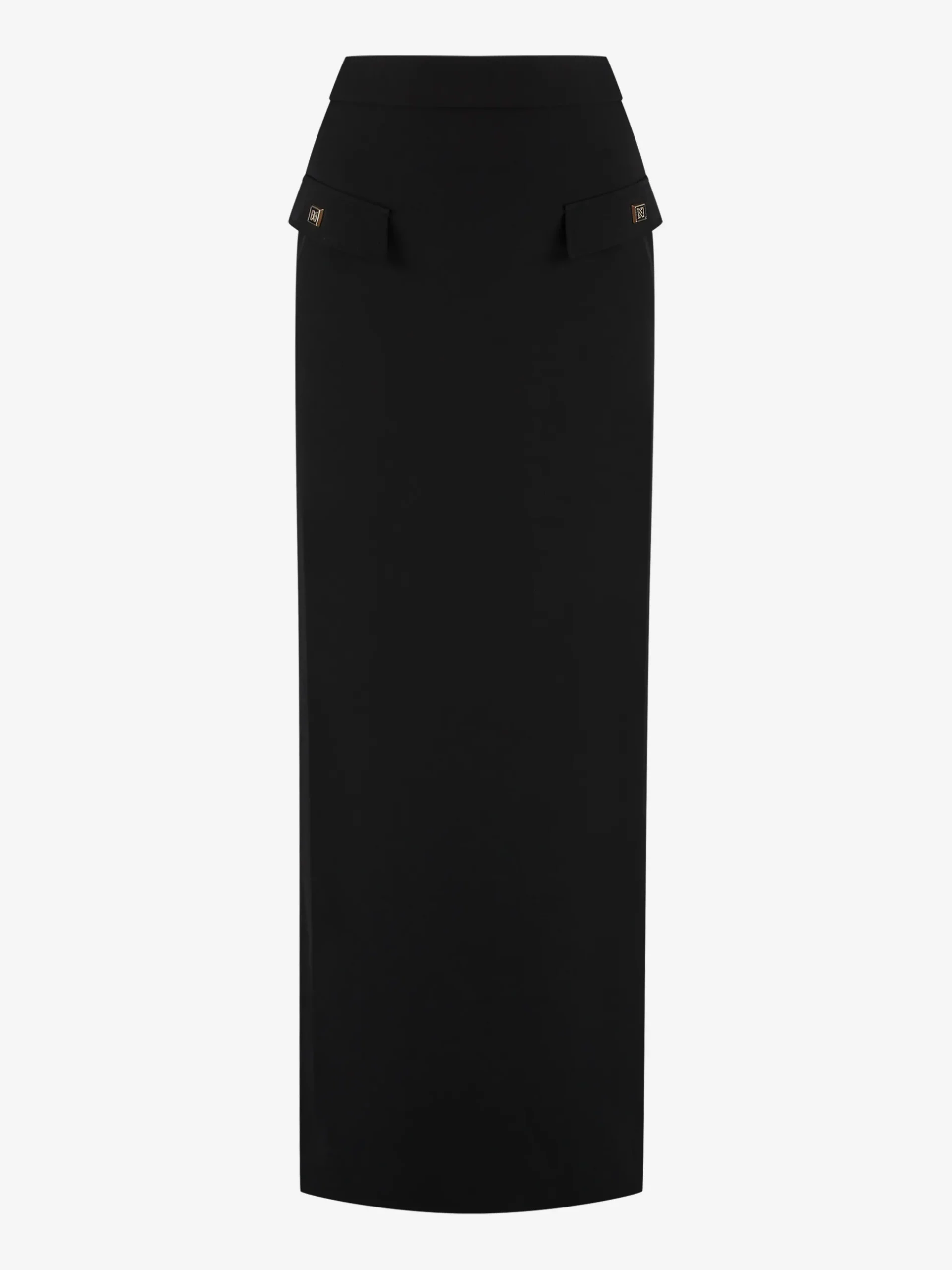 Maxi rok met split aan achterkant