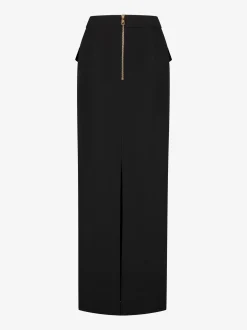 Maxi rok met split aan achterkant