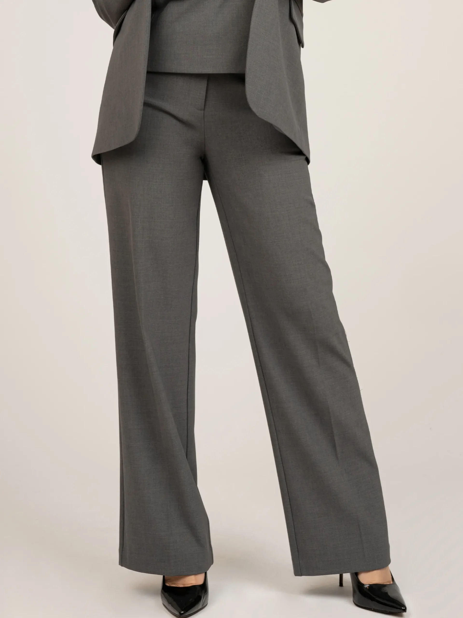 Mid waist pantalon met FH detail