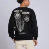 Oversized sweater met grafische print op rug