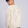 Oversized sweater met grafische print op rug