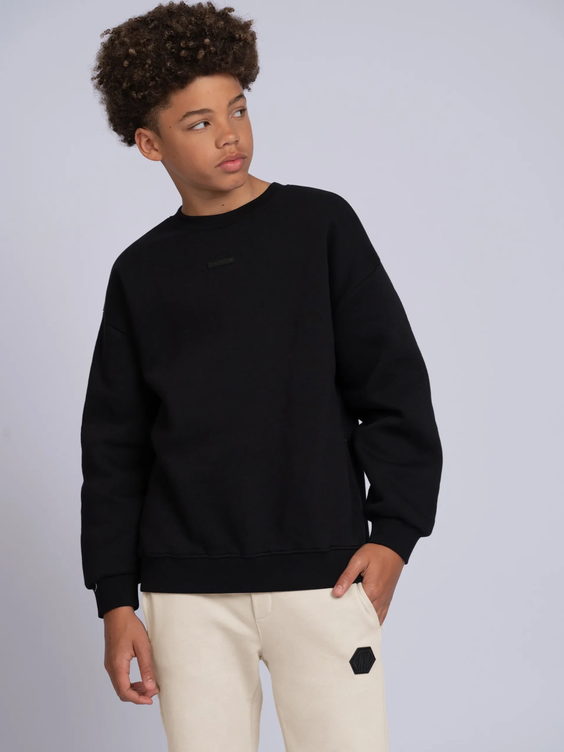 Oversized sweater met grafische print op rug