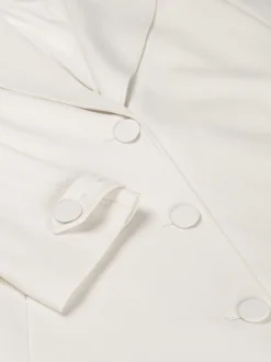 Oversized trenchcoat met ceintuur en logo detail