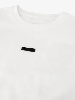 Oversized T-shirt met grafische opdruk op rug