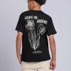 Oversized T-shirt met print op rug