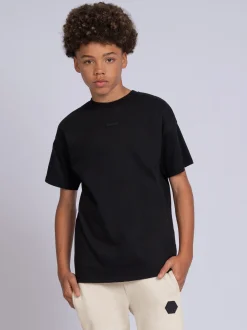 Oversized T-shirt met print op rug