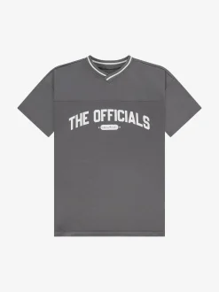 Oversized varsity T-shirt met officials print