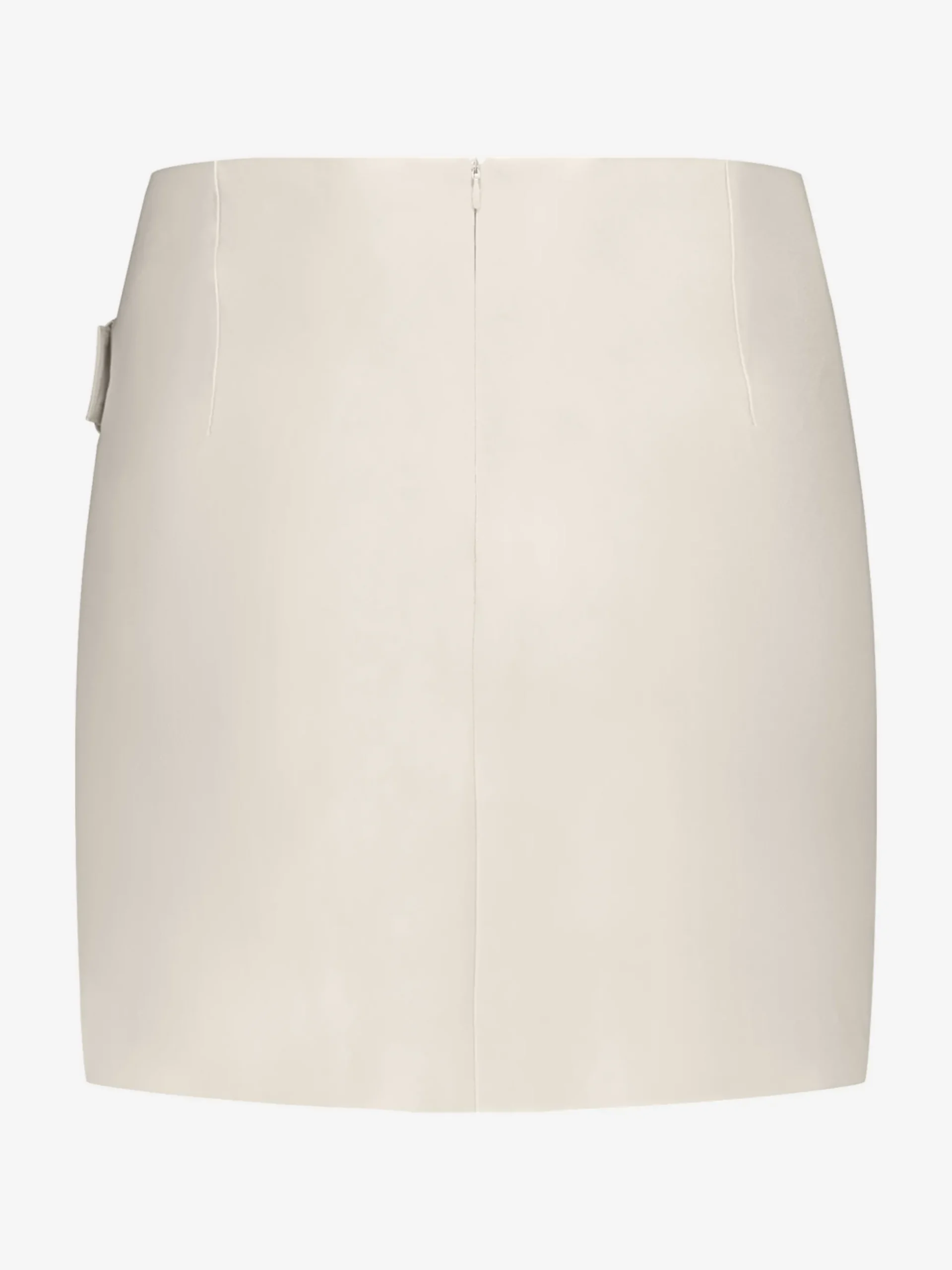Overslag skort met gesp detail