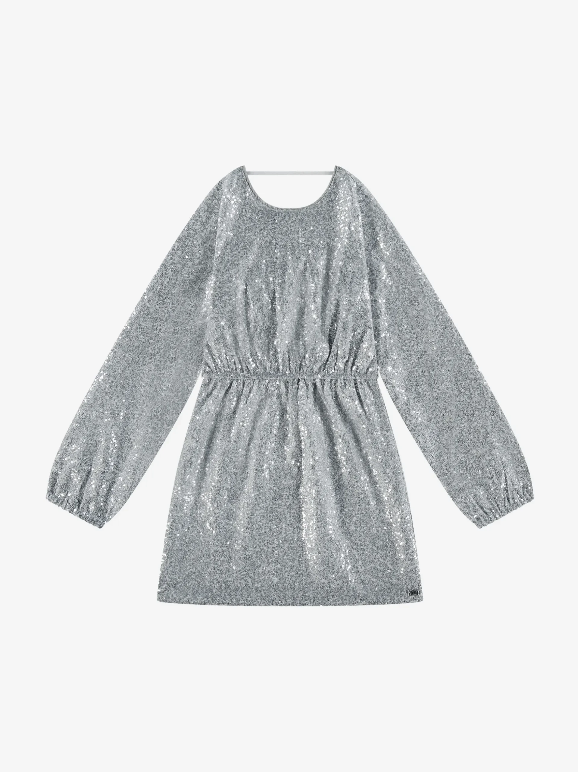 Pailletten jurk met uitgesneden rug